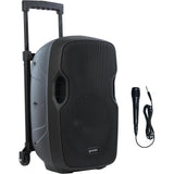 Gemini 10” 1000W Wireless Battery-Powered Bluetooth Speaker with Trolley Handle, Mic/Guitar Inputs & Echo – Mobile Sound System for Gigs, Classes & Street Performers (AS-10TOGO)