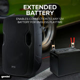Gemini 10” 1000W Wireless Battery-Powered Bluetooth Speaker with Trolley Handle, Mic/Guitar Inputs & Echo – Mobile Sound System for Gigs, Classes & Street Performers (AS-10TOGO)