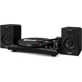 Gemini Sound TT-900 - Classic Black 3-Speed Turntable with Pitch Adjustment, Bluetooth Connectivity, and High-Fidelity Stereo Sound