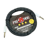 Pig Hog Hex Series Silent Plug Instrument Cable 10-Foot, Gray (Pair)