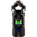 Zoom H5studio 4-Track Handy Recorder with 32-Bit Float Recording and Pro Kit Bundle with Sennheiser MKE 600 Shotgun Microphone, Auray WSS-2014 Professional Windshield for Shotgun Microphones - (14cm)