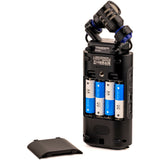 Zoom H5studio 4-Track Handy Recorder with 32-Bit Float Recording and Pro Kit Bundle with Sennheiser MKE 600 Shotgun Microphone, Auray WSS-2014 Professional Windshield for Shotgun Microphones - (14cm)
