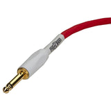 Pig Hog Hex Series Silent Cable 10 Ft Candy Apple Red (Pair)