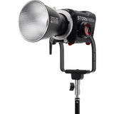 Aputure STORM 400x Tunable White LED Monolight (V-Mount) Bundle with Lowel 40" C-Stand Turtle Base Kit (Chrome, 9.8')
