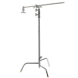 Aputure STORM 400x Tunable White LED Monolight (V-Mount) Bundle with Lowel 40" C-Stand Turtle Base Kit (Chrome, 9.8')