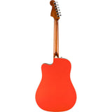 Fender California Standard Redondo CE, Spruce Top, Ivory Pickguard, Fiesta Red