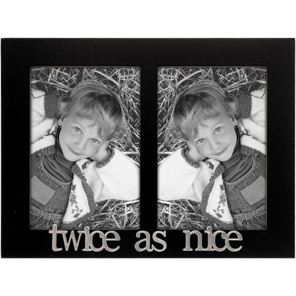 Malden 4107-235 Twice as Nice Expressions 2-Opening Frame, 3 by 5-Inch