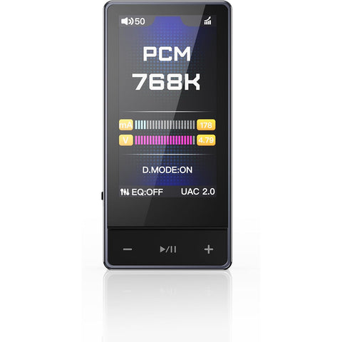 Mother Mantis: FiiO QX13 Portable DAC Amp, ES9027PRO 8-Ch DAC, 900mW×2, XMOS 16-Core, 10-Band EQ, Carbon Fiber Body, Color Display (Black) Fiio