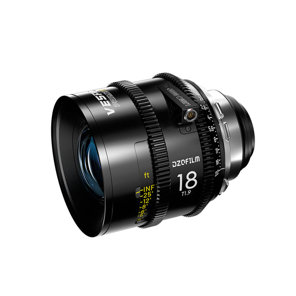 DZOFILM Vespid 2 18mm T1.9 Cinema Prime Lens – Full-Frame PL Mount Manual Focus Lens for Professional Filmmaking