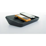 Bluelounge Design RF-BL Refresh Charging Station for iPhone, iPod, & Other USB Ready Devices - Charger - Retail Packaging - Black