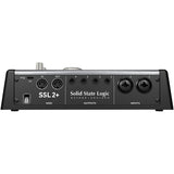 Solid State Logic SSL 2+ MKII - 2x4 USB Audio Interface Bundle with Slate Digital VMS ML-1A Large-diaphragm Condenser Modeling Microphone