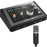 Solid State Logic SSL 2+ MKII - 2x4 USB Audio Interface Bundle with Slate Digital VMS ML-1A Large-diaphragm Condenser Modeling Microphone