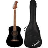 Fender California Standard Redondo Mini with Bag, Spruce Top, Black