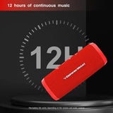 CERWIN-VEGA! Vega Mini - VMRED Compact Bluetooth Speaker,Water Resistant Speaker, Powerful Bass, Bluetooth Portable Speakers for Travel, Home, and Outdoor Use – Red