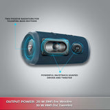 CERWIN-VEGA! Vega Mini Bluetooth Speaker, VMBLU Powerful Bass,Portable Speakers,Water Resistant Bluetooth Speaker, Wireless Speakers for Travel, Home, and Outdoor Use – Blue