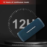 CERWIN-VEGA! Vega Mini Bluetooth Speaker, VMBLU Powerful Bass,Portable Speakers,Water Resistant Bluetooth Speaker, Wireless Speakers for Travel, Home, and Outdoor Use – Blue