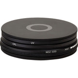 Urth 67mm UV, Circular Polarizing (CPL), ND2-400 Lens Filter Kit