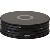 Urth 72mm UV, Circular Polarizing (CPL), ND8, ND1000 Lens Filter Kit (Plus+)