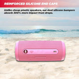CERWIN-VEGA! Vega Mini - VMPNK Compact Bluetooth Speaker, Powerful Bass,Water Resistant Bluetooth Speaker, Portable Wireless Speakers for Travel, Home, and Outdoor Use – Pink