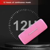 CERWIN-VEGA! Vega Mini - VMPNK Compact Bluetooth Speaker, Powerful Bass,Water Resistant Bluetooth Speaker, Portable Wireless Speakers for Travel, Home, and Outdoor Use – Pink