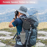 CERWIN-VEGA! Vega Mini Portable Wireless Speakers with Bluetooth,Bluetooth Speaker, VMGRY Powerful Bass, Portable Wireless Water Resistant Speakers for Travel, Home, and Outdoor Use – Gray