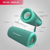 CERWIN-VEGA! VMGRN Powerful Bass,Speakers Bluetooth Wireless,Vega Mini Portable Bluetooth Speaker, Portable Wireless Speakers for Travel, Home, and Outdoor Use – Green