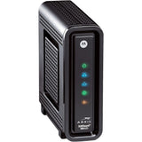 ARRIS SURFboard SBG6580 DOCSIS 3.0 Cable Modem/ Wi-Fi N300 2.4Ghz + N300 5GHz Dual Band Router - Retail Packaging Black (570763-006-00)