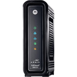 ARRIS SURFboard SBG6580 DOCSIS 3.0 Cable Modem/ Wi-Fi N300 2.4Ghz + N300 5GHz Dual Band Router - Retail Packaging Black (570763-006-00)