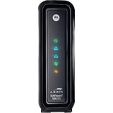 ARRIS SURFboard SBG6580 DOCSIS 3.0 Cable Modem/ Wi-Fi N300 2.4Ghz + N300 5GHz Dual Band Router - Retail Packaging Black (570763-006-00)