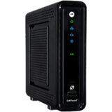 ARRIS SURFboard SBG6580 DOCSIS 3.0 Cable Modem/ Wi-Fi N300 2.4Ghz + N300 5GHz Dual Band Router - Retail Packaging Black (570763-006-00)