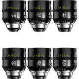 DZOFilm Vespid2 T1.9  6-Prime Lens Kit 18/24/35/50/85/105mm (PL Mount) Bundle with DZOFilm Octopus Lens Adapter (PL to Sony E), GB LENS CLEANING KIT