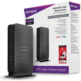 NETGEAR N600 (8x4) WiFi DOCSIS 3.0 Cable Modem Router (C3700) Certified for Xfinity from Comcast, Spectrum, Cox, Cablevision & more