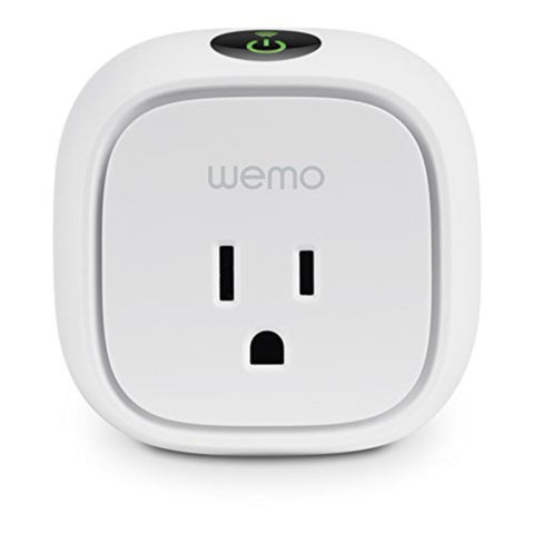 WeMo Insight Switch Smart Plug, Wi-Fi, Energy Monitoring, Works with Amazon Alexa