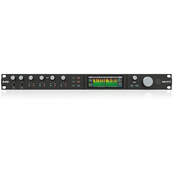 Motu 28 x 32 Thunderbolt/USB4 audio interface for Mac, Windows and iOS with mixing, effects and networking
