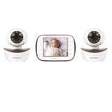 Motorola Digital Video Baby Monitor with 2 Cameras, 3.5 Inch Color Video Screen, Infrared Night Vision, with Camera Pan, Tilt, and Zoom