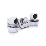 Motorola Digital Video Baby Monitor with 2 Cameras, 3.5 Inch Color Video Screen, Infrared Night Vision, with Camera Pan, Tilt, and Zoom
