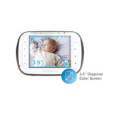 Motorola Digital Video Baby Monitor with 2 Cameras, 3.5 Inch Color Video Screen, Infrared Night Vision, with Camera Pan, Tilt, and Zoom