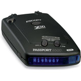 Escort Passport 8500X50 Black Radar Detector, Blue Display
