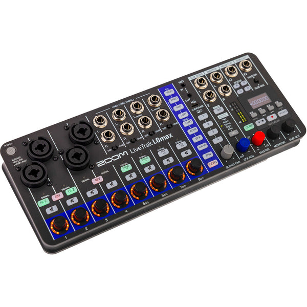 Zoom LiveTrak L6max 12-Channel Digital Mixer / Recorder