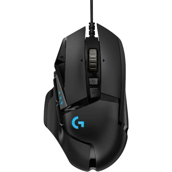 Logitech G502 Proteus Core Tunable Gaming Mouse, 12,000 DPI On-The-Fly DPI Shifting, Personalized Weight and Balance Tuning with (5) 3.6g Weights, 11 Programmable Buttons, Fully Customizable Surface