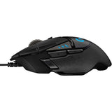 Logitech G502 Proteus Core Tunable Gaming Mouse, 12,000 DPI On-The-Fly DPI Shifting, Personalized Weight and Balance Tuning with (5) 3.6g Weights, 11 Programmable Buttons, Fully Customizable Surface
