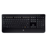 Logitech Wireless Illuminated Keyboard K800, Computer Keyboard Wireless, Desktop Keyboard