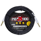 Pig Hog Hex Series 1/4 Inch Silent Instrument Cable 18.6 ft Grey