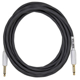 Pig Hog Hex Series 1/4 Inch Silent Instrument Cable 18.6 ft Grey