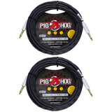 Pig Hog Hex Series 1/4 Inch Silent Instrument Cable 18.6 ft Grey