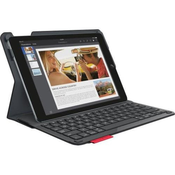 Logitech Type+ Protective iPad Air 2 Case with Integrated Keyboard , Black - Smooth Surface (920-006912)