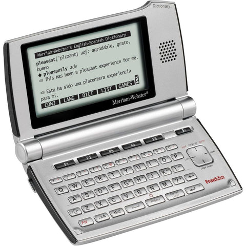 Franklin Electronics BES-2110 Merriam Webster Speaking Spanish English Dictionary Electronic Reference Device