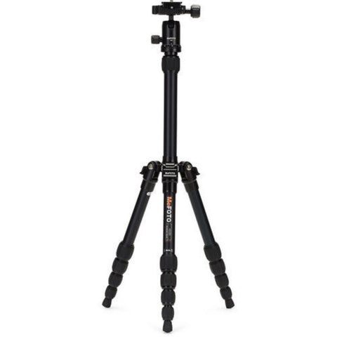 MeFOTO Aluminum Backpacker Travel Tripod Kit - Black