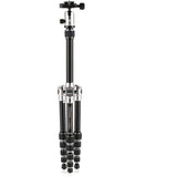 MeFOTO Aluminum Backpacker Travel Tripod Kit - Black