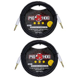 Pig Hog Hex Series Silent Cable 10 ft Grey (Pair)